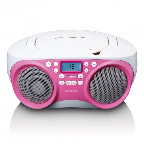 Portable FM-radio/CD/MP3/USB player Lenco SCD301PK image 2