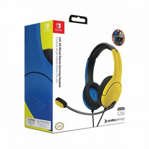 Headphones with Microphone PDP 500-162-YLBL-NA Yellow Blue Black image 2