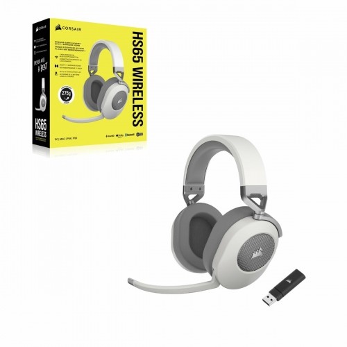 Headphones with Microphone Corsair HS65 White image 2