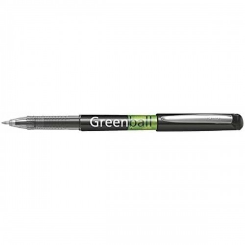 Liquid ink pen Pilot Green-Ball Black 0,35 mm (10 Units) image 2