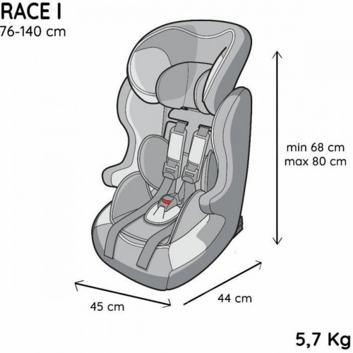 Car Chair Nania RACE Grey image 2