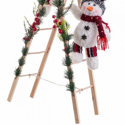 Christmas bauble Multicolour Wood Fabric Snow Doll 30 x 15 x 76 cm image 2