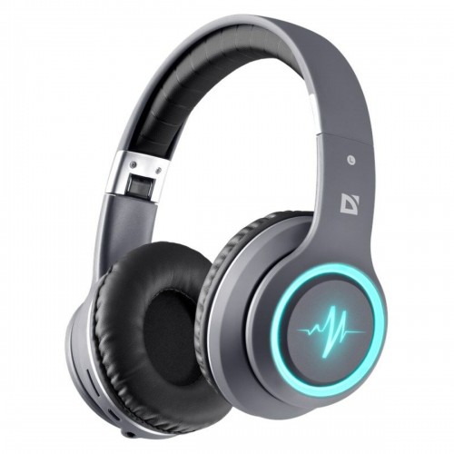 Bluetooth-наушники с микрофоном Defender FREEMOTION B571 LED Серый image 2