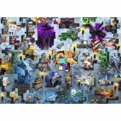 Головоломка Minecraft Mobs 17188 Ravensburger 1000 Предметы image 2