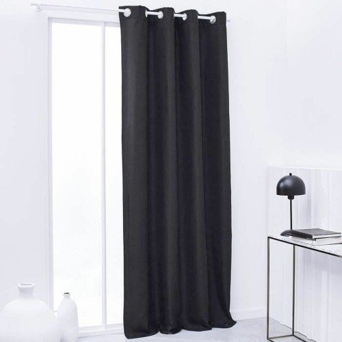 Curtain TODAY Thermal insulation Black Anthracite 140 x 240 cm image 2
