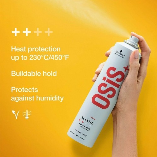 Medium Hold Spray Schwarzkopf Osis+ Elastic 500 ml image 2