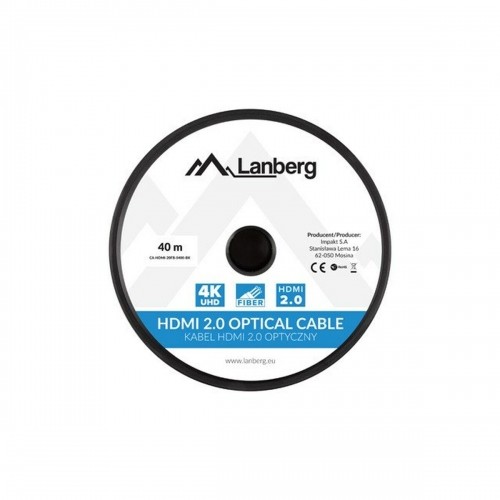 Кабель HDMI Lanberg CA-HDMI-20FB-0400-BK 40 m image 2