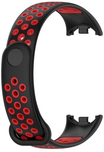 Tech-Protect watch strap SoftBand Xiaomi Smart Band 8, black/red image 2