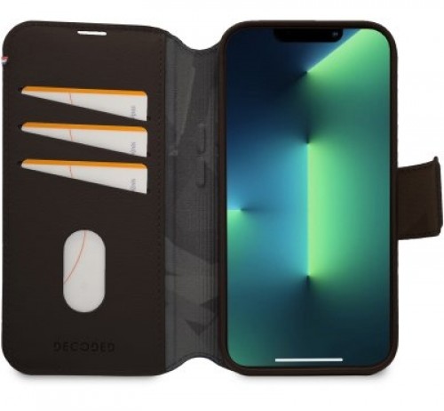 Apple Decoded Detachable Wallet â MagSafe Compatible Protective Leather Case for iPhone 14 Pro Max (brown) image 2