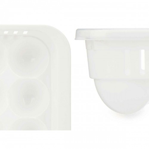 Egg cup White Transparent Plastic 17,5 x 7 x 28,5 cm (12 Units) image 2