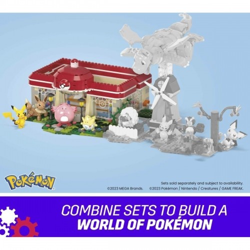 Pokemon Строительный комплект Pokémon Mega Construx - Forest Pokémon Center 648 Предметы image 2