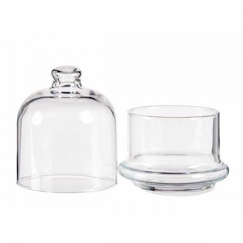 Sweet dish Mini Basic Transparent Glass 9,2 x 11,5 x 9,2 cm (24 Units) image 2
