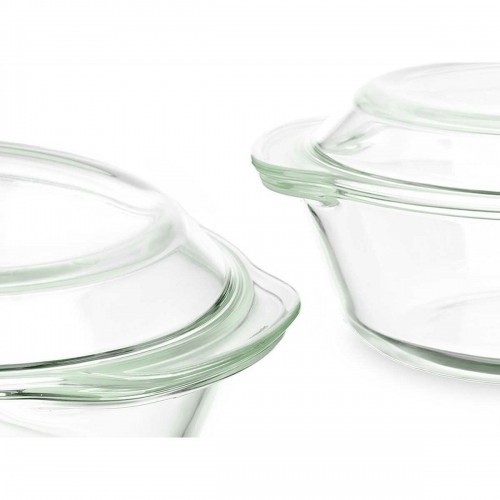Vivalto запеканки набор Боросиликатное стекло Прозрачный 700 ml 1 L 1,5 L (4 штук) image 2