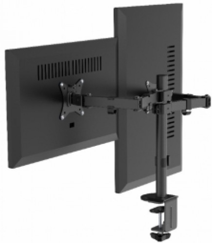 Monitora stiprinājums Gembird Adjustable Desk Mounted Double Monitor Arm image 2