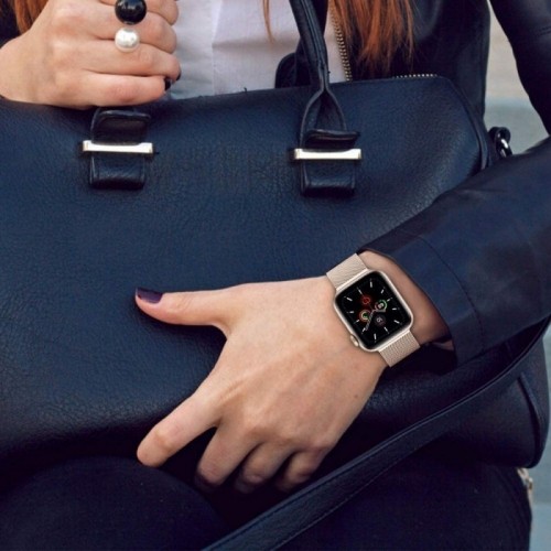 Tech-Protect ремешок для часов MilaneseBand Apple Watch 38/40/41 мм, starlight image 2