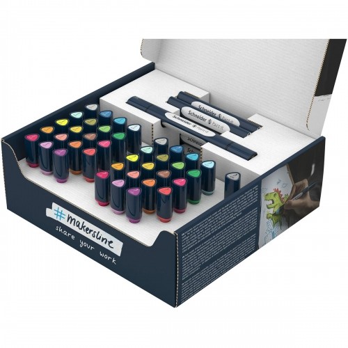 Set of Felt Tip Pens Schneider PAINT-IT 040 Multicolour 52 Pieces image 2