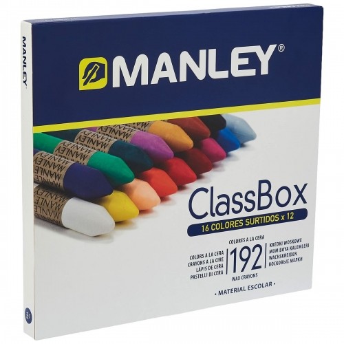 Coloured crayons Manley ClassBox 192 Pieces Multicolour image 2