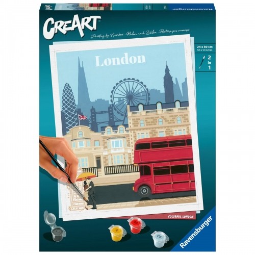 Paint by Numbers Set Ravensburger London image 2