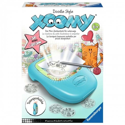 Dizaina Rasējumi Xoomy Ravensburger Doodle Style Zils 1 Daudzums image 2