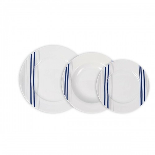 Dinnerware Set La Mediterránea Marin Circular 12 Pieces (2 Units) image 2