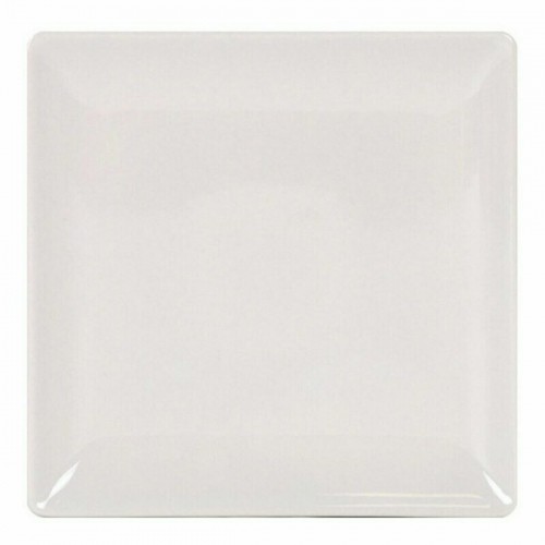 Flat Plate La Mediterránea 41678 Stoneware Ivory 24 x 24 x 2 cm (6 Units) (24 cm) image 2