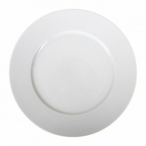 Flat Plate La Mediterránea Saler Porcelain White (12 Units) (Ø 25 cm) image 2
