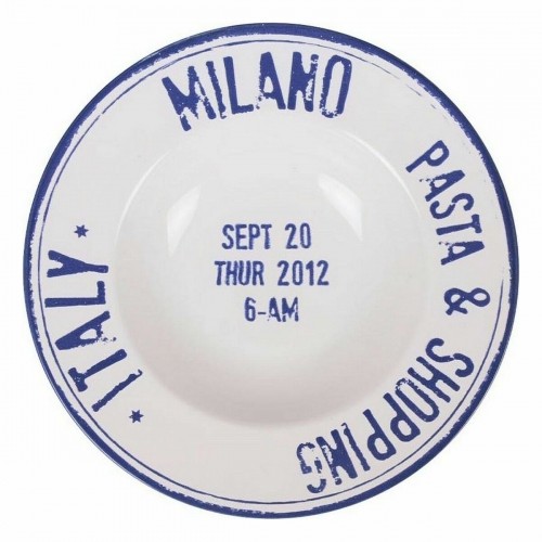Trauks makaronu ēdieniem Santa Clara Milano Porcelāns Ø 28 cm Zils (6 gb.) image 2
