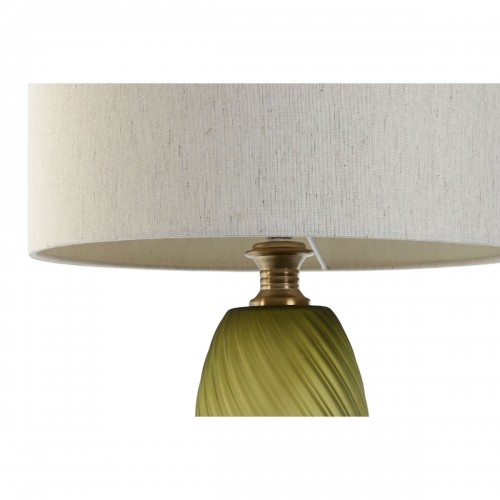 Настольная лампа Home ESPRIT Зеленый Бежевый Позолоченный Стеклянный 50 W 220 V 36 x 36 x 61 cm image 2