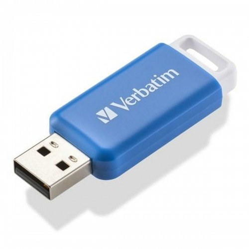 USB Zibatmiņa Verbatim V DataBar Zils Melns 64 GB image 2