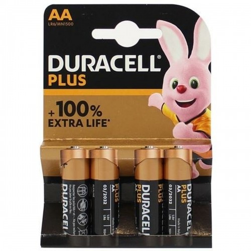 Alkaline baterijas DURACELL Plus Extra LR06 1,5 V (20 gb.) image 2
