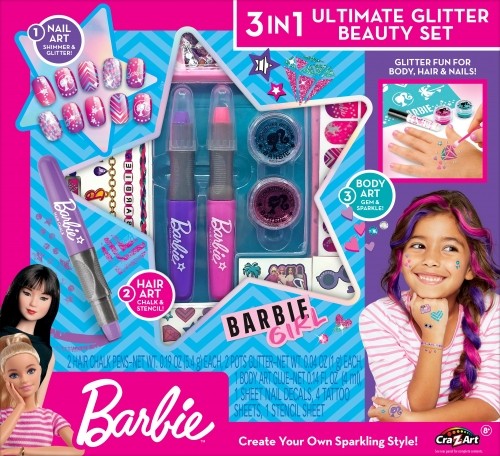 BARBIE Kosmētikas komplekts Ultimate Glitter image 2