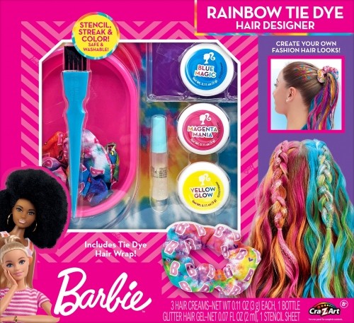 BARBIE Комплект "Rainbow Tie-Dye Hair Designer" image 2