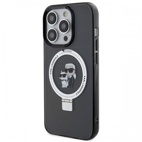 Karl Lagerfeld Ring Stand Karl&Choupettte MagSafe Back Case Защитный Чехол для Apple iPhone 15 Pro image 2