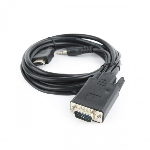 VGA uz HDMI Adapteris ar Audio GEMBIRD A-HDMI-VGA-03-10 Melns 3 m image 2