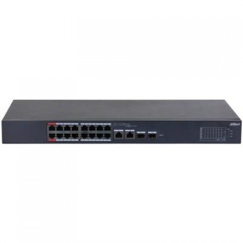 Switch|DAHUA|CS4218-16ET-240|Type L2|Desktop/pedestal|16x10Base-T / 100Base-TX|PoE ports 16|DH-CS4218-16ET-240 image 2