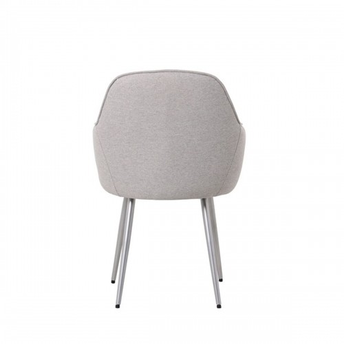 Chair Home ESPRIT Grey Silver 55 x 55,5 x 88 cm image 2