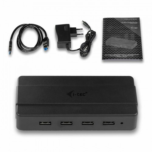 USB Hub i-Tec U3HUB445 Black image 2