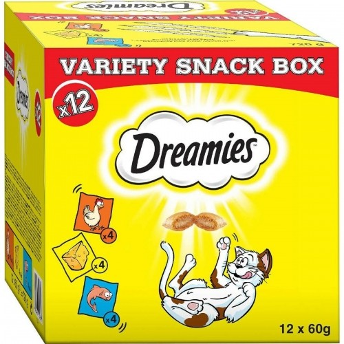 Snack for Cats Dreamies Variety 12 x 60 g Chicken Salmon Cheese image 2
