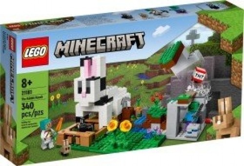 LEGO Minecraft 21181 The Rabbit Ranch Konstruktors image 2