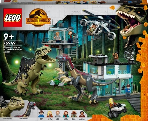 LEGO Jurassic 76949 Giganotosaurus & Therizinosaurus konstruktors image 2