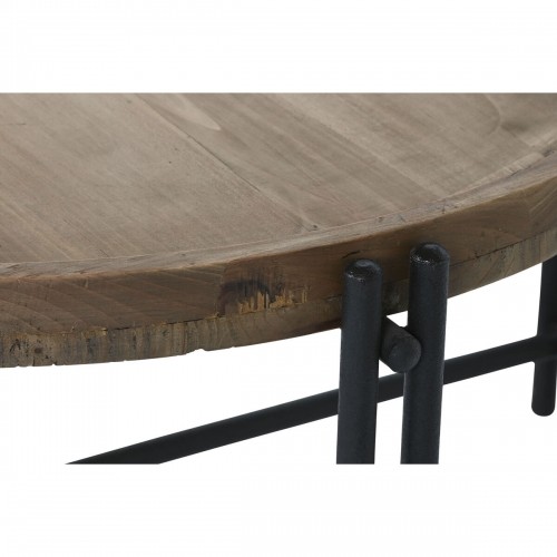 Кофейный столик Home ESPRIT Деревянный Металл 90 x 90 x 45 cm image 2