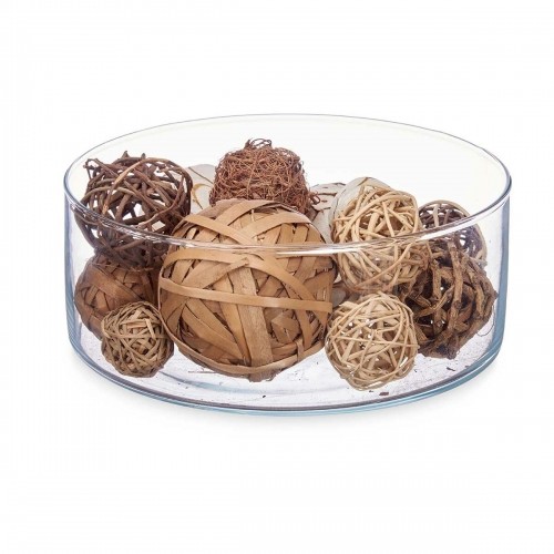 Gift Decor Set of Decorative Balls Balts Brūns (12 gb.) image 2