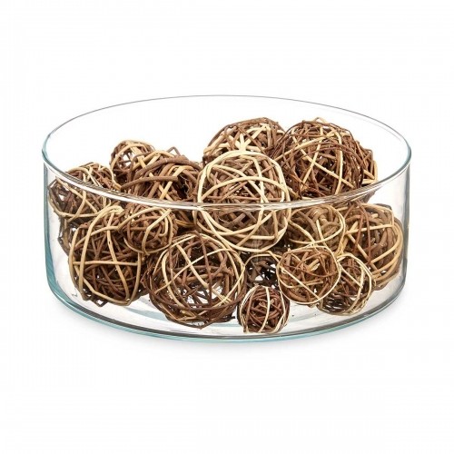 Gift Decor Set of Decorative Balls Brūns Balts (12 gb.) image 2