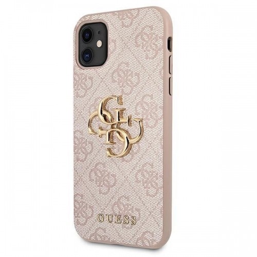 Guess GUHCN614GMGPI iPhone 11 6.1 &quot;| Xr pink | pink hardcase 4G Big Metal Logo image 2