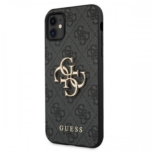 Guess case for iPhone 11 | XR 4G Big Metal Logo series - gray image 2