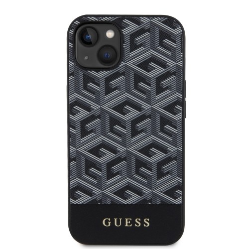 Guess PU G Cube MagSafe Case for iPhone 15 Black image 2