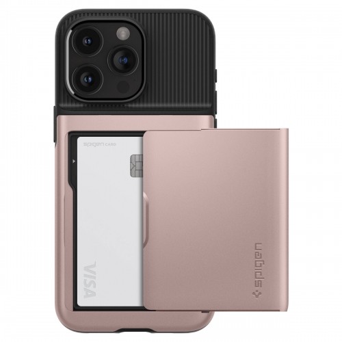 Apple Spigen Slim Armor CS case for iPhone 15 Pro - pink image 2