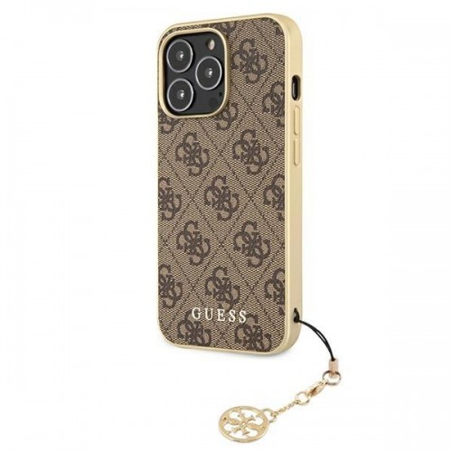 Guess GUHCP13LGF4GBR iPhone 13 Pro | 13 6.1 &quot;brown | brown hardcase 4G Charms Collection image 2
