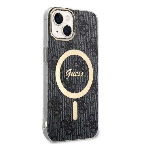 Guess IML 4G MagSafe Case for iPhone 15 Black image 2