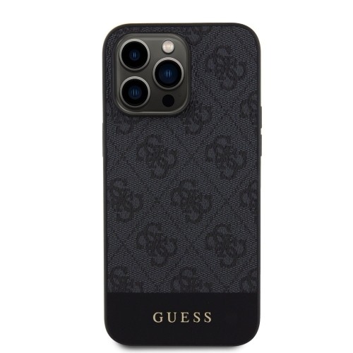 Guess PU 4G Stripe MagSafe Case for iPhone 15 Pro Black image 2